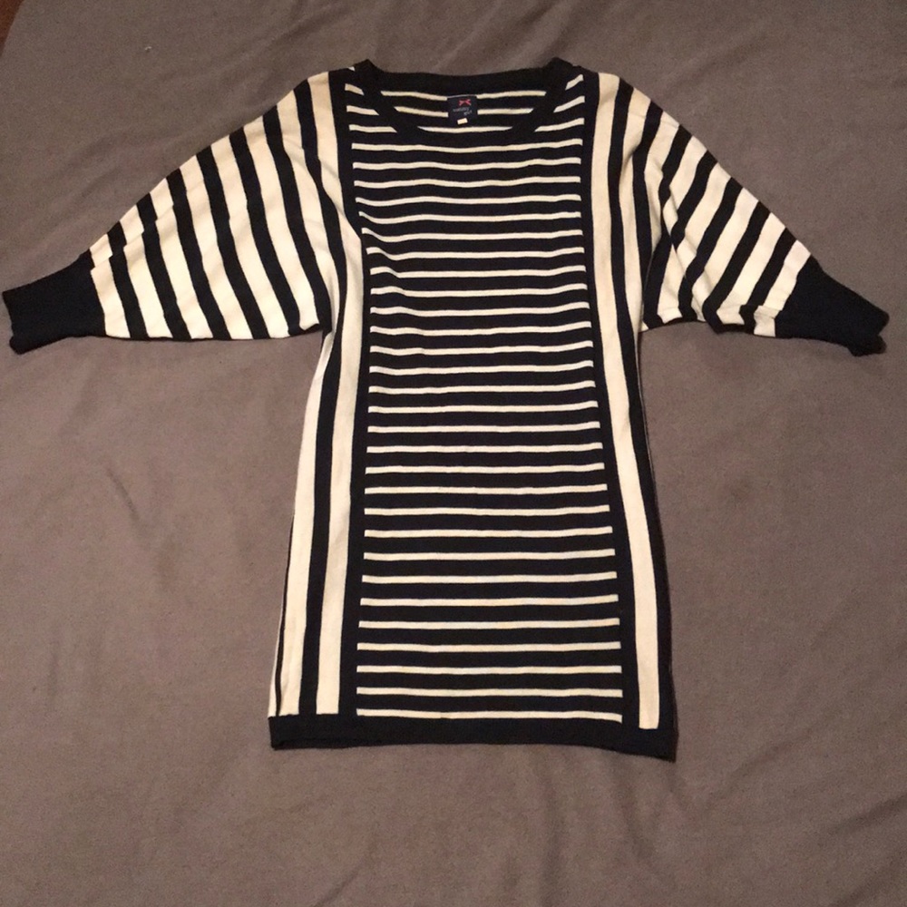 Tommy girl size large striped oversized sweater